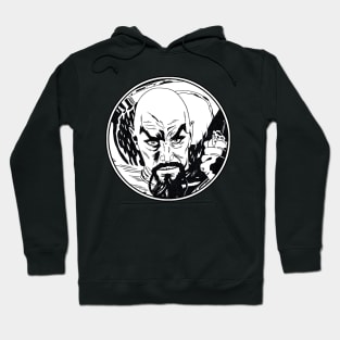 MING THE MERCILESS - Flash Gordon (Circle Black and White) Hoodie